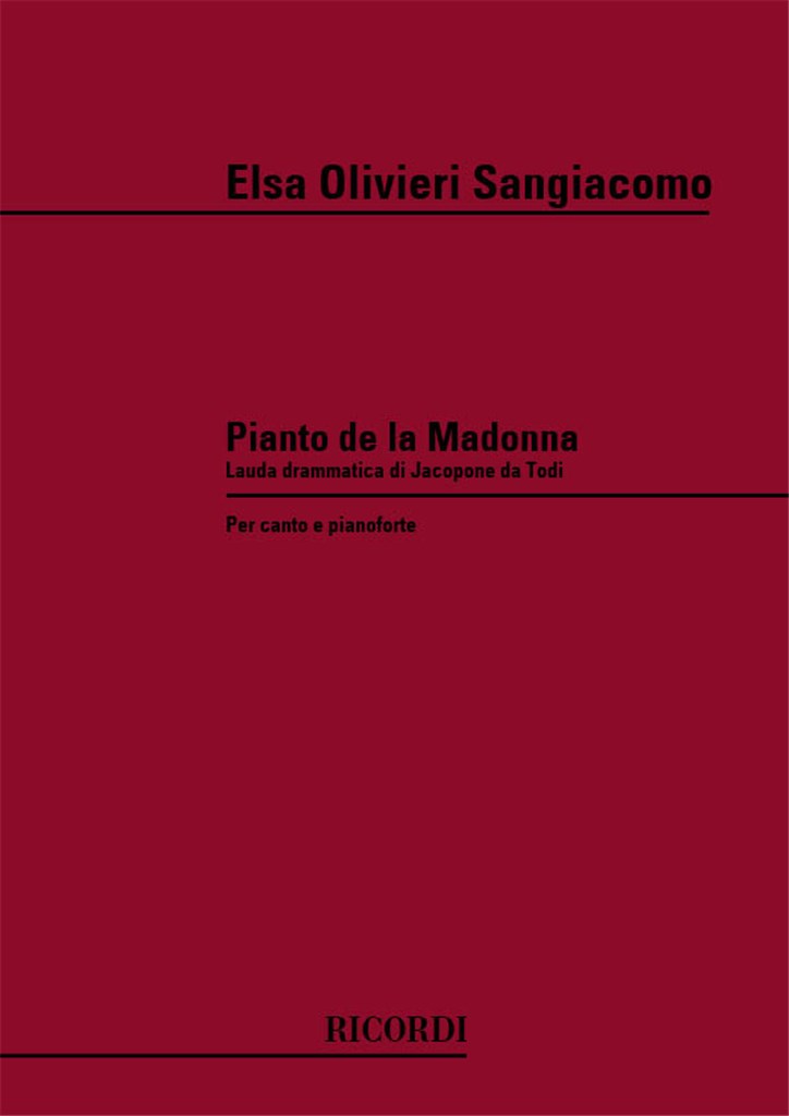 Pianto De La Madonna